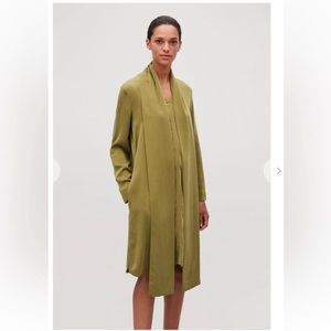 COS Cowl Neck Shirt Dress